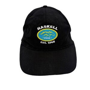 Associated Premium Hat Mens OSFA Black Haskell 2016 Est 1968 Horse Racing Cap